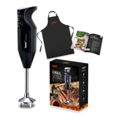 BAMIX Coffret Mixeur Plongeant Barbecue Noir 18000 tr/mn* Mixeur Plongeant