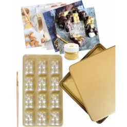 SCRAPCOOKING Coffret Oursons Gold Edition limitée* Moules À Chocolat