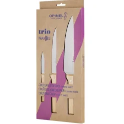 OPINEL Coffret Trio Couteaux de Cuisine Parallèle* Couteau De Chef|Couteau D'office