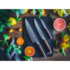 OPINEL Coffret Trio de Couteaux de Cuisine Les Forgés 1890* Couteau De Chef|Couteau D'office