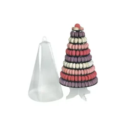 MALLARD FERRIERE Coiffe Pyramide à Macaron Vertical* Présentoirs Pour Gâteaux