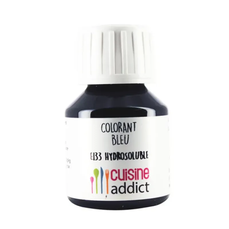 CUISINEADDICT Colorant Alimentaire Bleu E133 Liquide 58 ml* Colorants Alimentaires