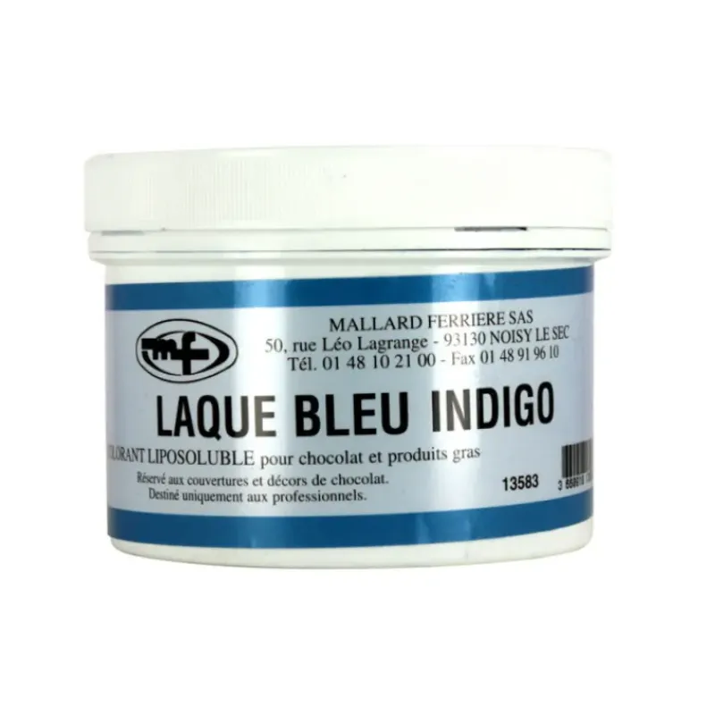MALLARD FERRIERE Colorant alimentaire Bleu Indigo E132 Poudre Liposoluble 60g* Colorants Alimentaires