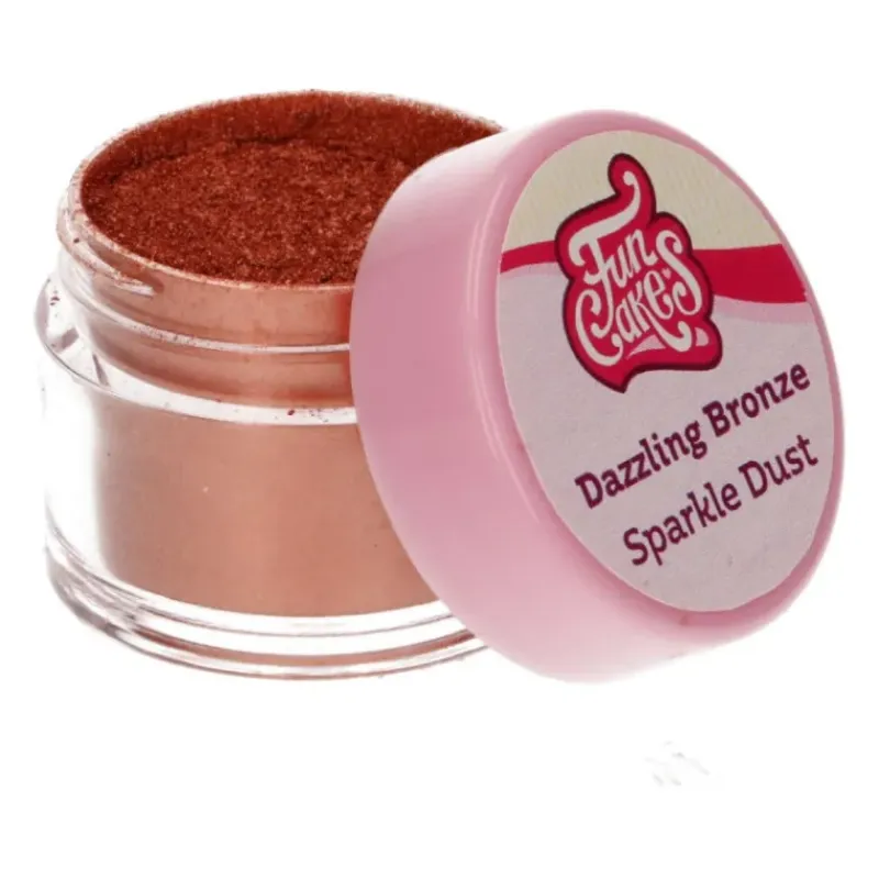 FUNCAKES Colorant Alimentaire Bronze Cuivre Métallisé 3,5 g* Colorants Alimentaires