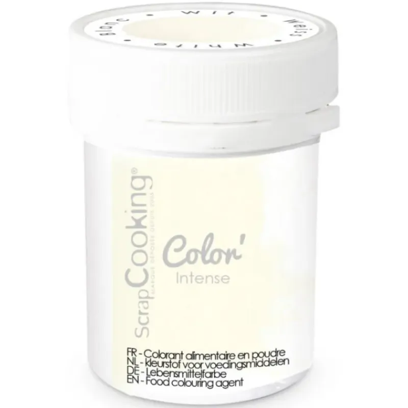 SCRAPCOOKING Colorant Alimentaire en Poudre Blanc 5g* Colorants Alimentaires