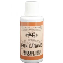 MALLARD FERRIERE Colorant alimentaire Marron Brun Caramel E102/E129/E151 Liquide 100ml* Colorants Alimentaires