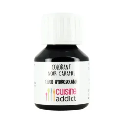 CUISINEADDICT Colorant Alimentaire Noir Caramel E150d Liquide 58 ml* Colorants Alimentaires