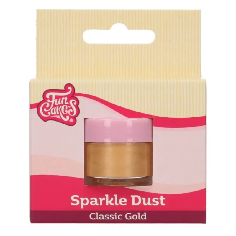 FUNCAKES Colorant Alimentaire Or Métallisé 2,5g* Décoration Comestible