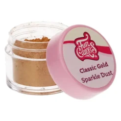 FUNCAKES Colorant Alimentaire Or Métallisé 2,5g* Décoration Comestible