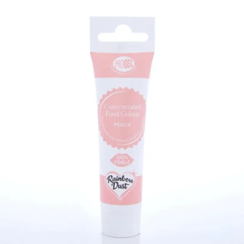 RAINBOW DUST Colorant Alimentaire ProGel Pêche 25g* Colorants Alimentaires
