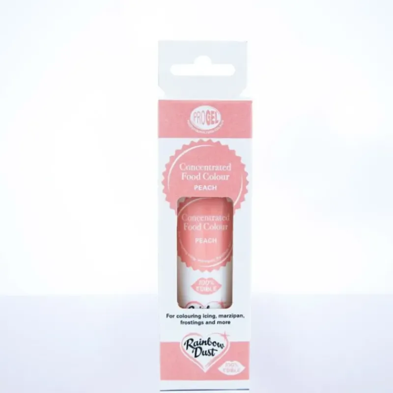 RAINBOW DUST Colorant Alimentaire ProGel Pêche 25g* Colorants Alimentaires