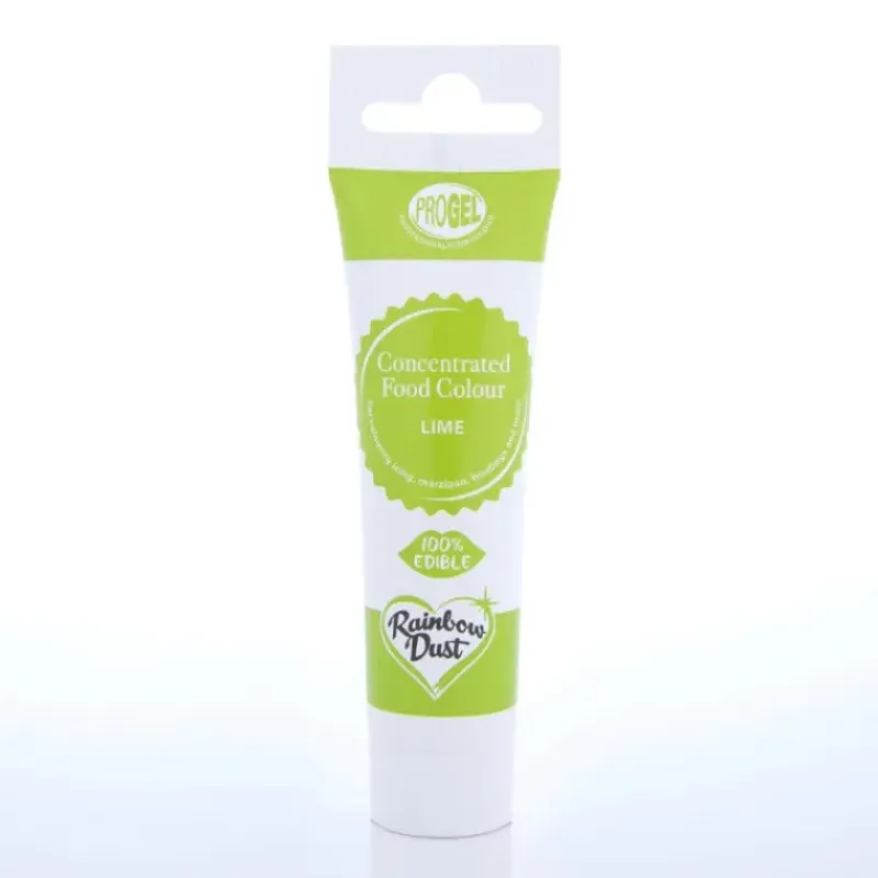 RAINBOW DUST Colorant Alimentaire ProGel Citron Vert 25g* Colorants Alimentaires