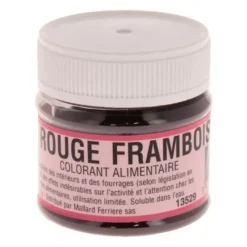 MALLARD FERRIERE Colorant alimentaire Rouge Framboise E122 Poudre Hydrosoluble 20g* Colorants Alimentaires