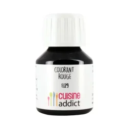 CUISINEADDICT Colorant Alimentaire Rouge Coquelicot E129 Liquide 58 ml* Colorants Alimentaires