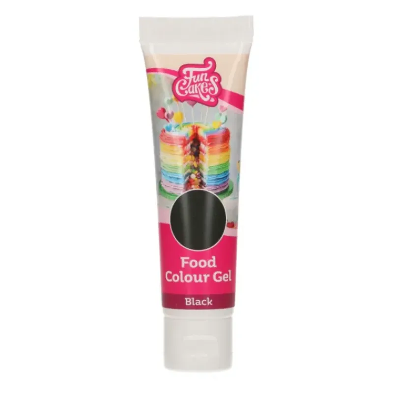 FUNCAKES Colorant gel alimentaire Noir 30 g* Colorants Alimentaires