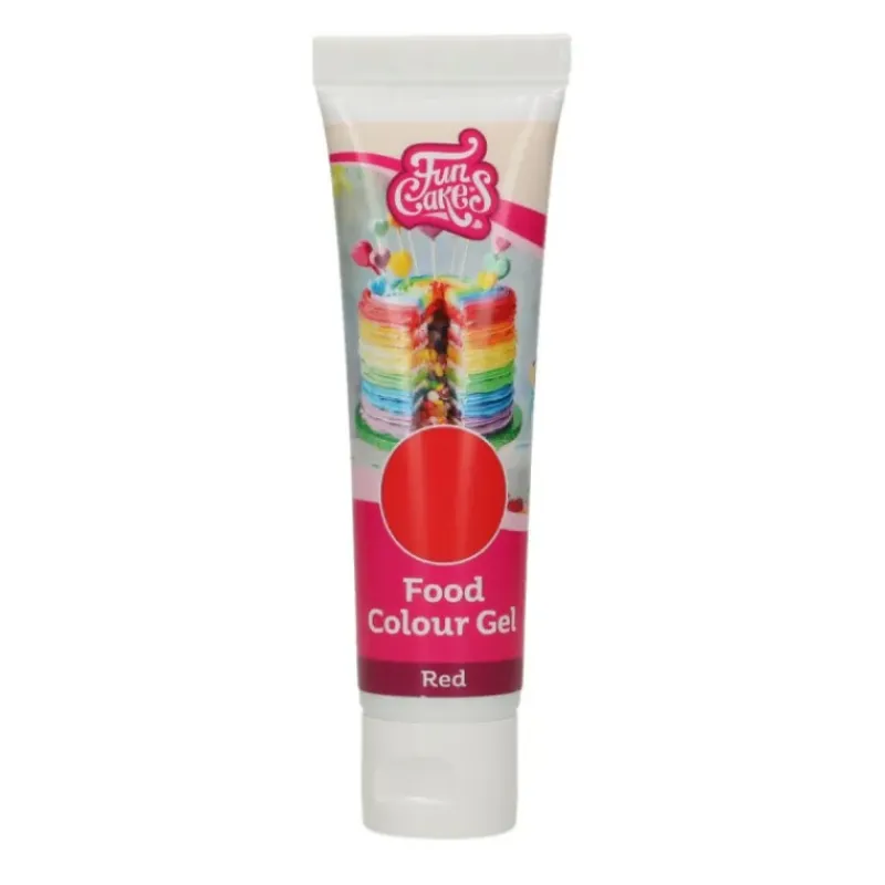 FUNCAKES Colorant gel alimentaire Rouge 30 g* Colorants Alimentaires