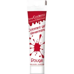 SCRAPCOOKING Colorant Gel Alimentaire Rouge 20g* Colorants Alimentaires