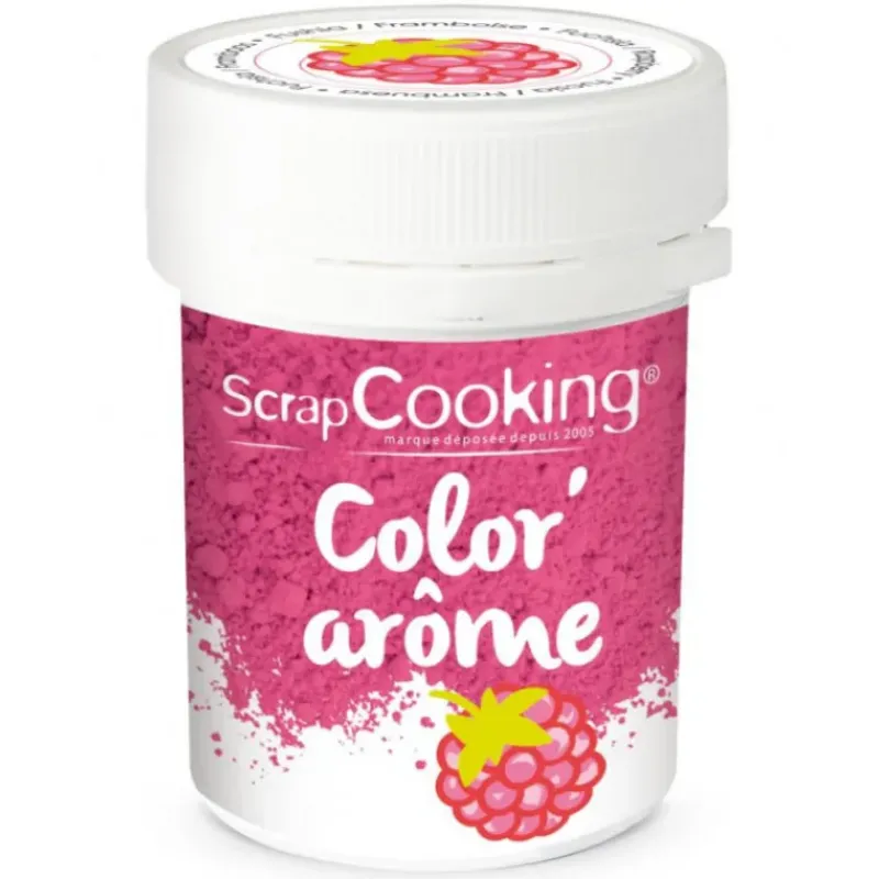 SCRAPCOOKING Color'Arôme Rose / Framboise 10g* Arômes Alimentaires
