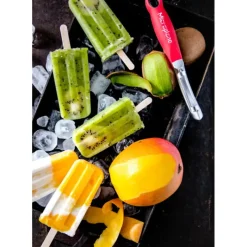 MICROPLANE Économe à Lame Dentelée Specialty Rouge* Eplucheurs, Dénoyauteur