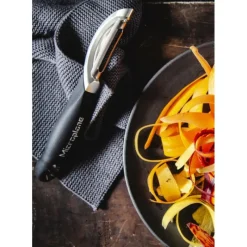 MICROPLANE Économe à Lame Pivotante Specialty Noir* Eplucheurs, Dénoyauteur