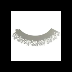 PME Contour Cupcakes Etoile Argenté (x12)* Décoration Gâteau|Moules En Papier