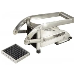 La Bonne Graine Coupe Frite Ménager Inox 2 grilles* Coupe Frites