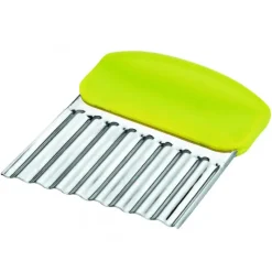 IBILI Coupe Légume Inox Ondulé Vert 8 cm x H 10 cm* Coupe Légumes