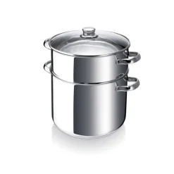 BEKA Couscoussier en Acier Inoxydable 15L Ø28cm CHAMBORD* Couscoussier