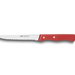 SABATIER Couteau de Table Cranté 10,5 cm Rouge* Couverts