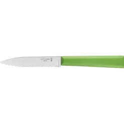 OPINEL Couteau d'Office 10 cm Cranté Vert Les Essentiels +* Couteau D'office