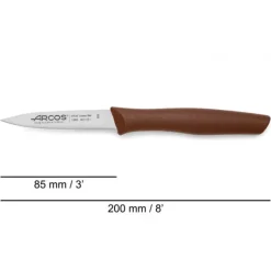 ARCOS Couteau d'Office Inox 8,5 cm Marron NOVA* Couteau D'office