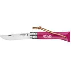 OPINEL Couteau N°6 Baroudeur Framboise Colorama* Couverts