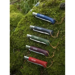 OPINEL Couteau N°8 Baroudeur Grenat Colorama* Couverts