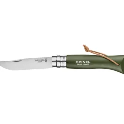 OPINEL Couteau N°8 Baroudeur Kaki Colorama* Couverts