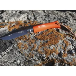 OPINEL Couteau N°7 Baroudeur Orange Colorama* Couverts