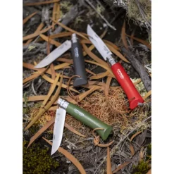 OPINEL Couteau N°8 Baroudeur Rouge Colorama* Couverts