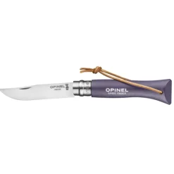 OPINEL Couteau N°6 Baroudeur Violet Gris Colorama* Couverts