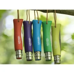 OPINEL Couteau N°7 Baroudeur Violet Colorama* Couverts