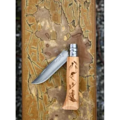 OPINEL Couteau N°8 Gravure Randonnée Sport* Couverts