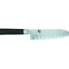 KAI Couteau Santoku 18 cm Lame Alvéolée Shun Classic Damas* Couteau Santoku|Couteau Japonais