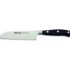 ARCOS Couteau Santoku alvéolé 14 cm RIVIERA noir* Couteau Santoku