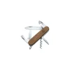 VICTORINOX Couteau Suisse 10 Fonctions en Noyer Spartan* Accessoires Vin|Ouvre Boîte