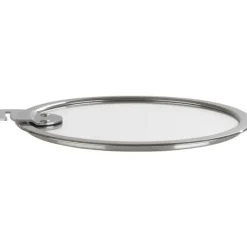 CRISTEL Couvercle Plat en Verre Trempé 24 cm Strate Amovible* Couvercle De Cuisson