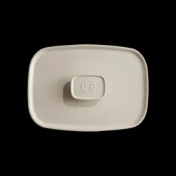 EMILE HENRY Couvercle Rectangulaire en Céramique pour Plat à Four 35 x 22 cm Argile* Couvercle De Cuisson