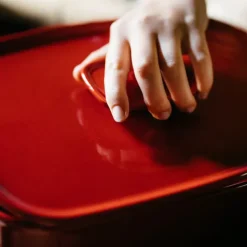 EMILE HENRY Couvercle Rectangulaire en Céramique pour Plat à Four 25 x 18 cm Grand Cru* Couvercle De Cuisson