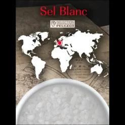 PEUGEOT Cristaux de Sel Blanc d'Allemagne Sachets 50 g (x7)* Moulin|Sel