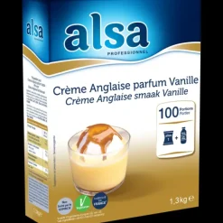 ALSA Crème Anglaise Express 1,3kg* Préparation Pâtisserie