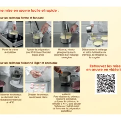 ANCEL Crémeux Chocolat Blanc 1kg* Préparation Pâtisserie