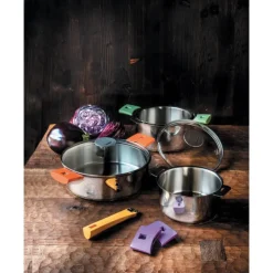 CRISTEL Crêpière Mutine Ø 26 cm Manche Amovible Anti-Adhésive Inox* Poêles