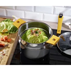 CRISTEL Cuiseur à Pâtes Mutine Ø 22 cm Manche Amovible Inox* Casseroles